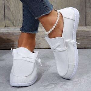 Women's Canvas Flat Loafers